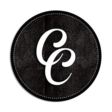 CC and White Logo - Custom CrownsTM Micro Velcro Leather CC Logo Morale Patch - Black ...