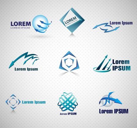 Corporate Logo - Corporate logo design with blue color vectors stock in format for ...