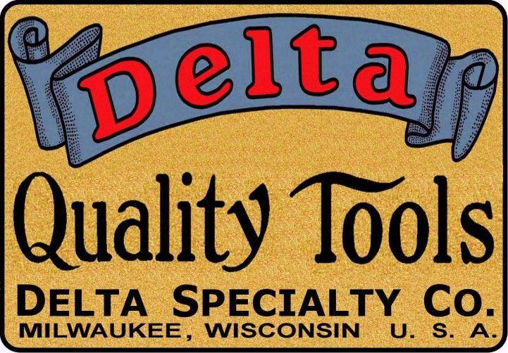 Delta Tools Logo - New Delta/Delta Specialty Co. Decal Images on Vintage Machinery ...