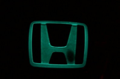 Light Blue Honda Logo - honda access light up honda logo for crx