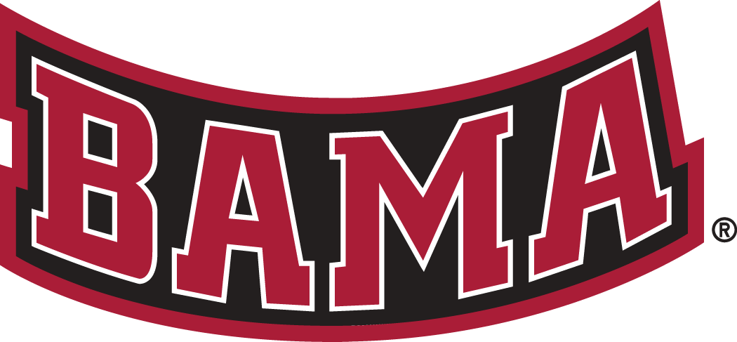 Alabama Crimson Tide Football Logo - Alabama Crimson Tide Wordmark Logo - NCAA Division I (a-c) (NCAA a-c ...