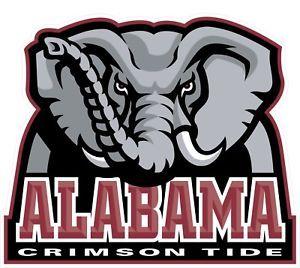 Alabama Crimson Tide Football Logo - Alabama Crimson Tide Football Full Color Logo Decal Sticker