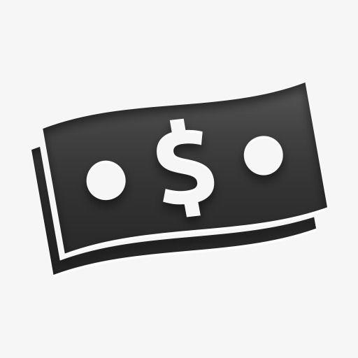 Black Money Logo - Design Material Money Logo, Money Clipart, Logo Clipart, Money PNG