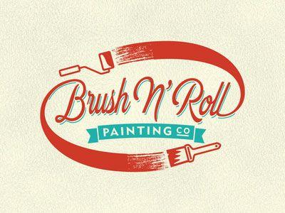 Vintage Painting Logo - 20 Beautiful Examples of Paint Effect & Water Color in Logo Design