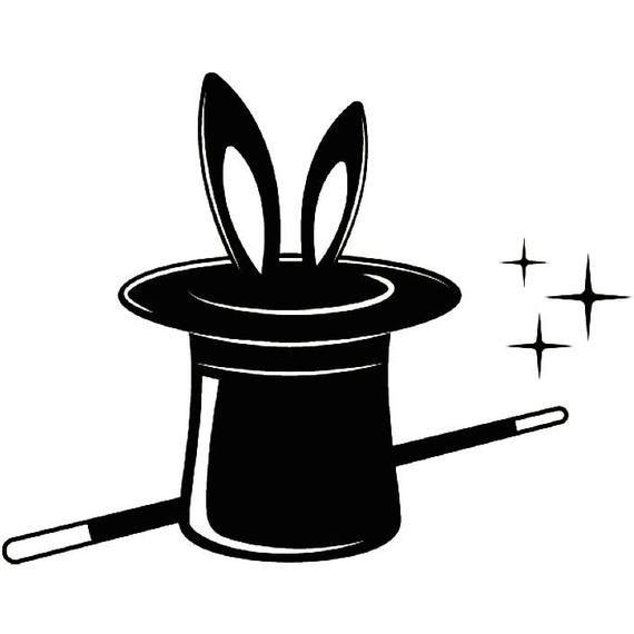 Magic Logo - Magic Logo 1 Magician Illusion Trick Rabbit Hat Wand