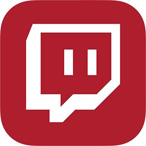Red Twitch Logo - Watch, Donate, Fight AIDS