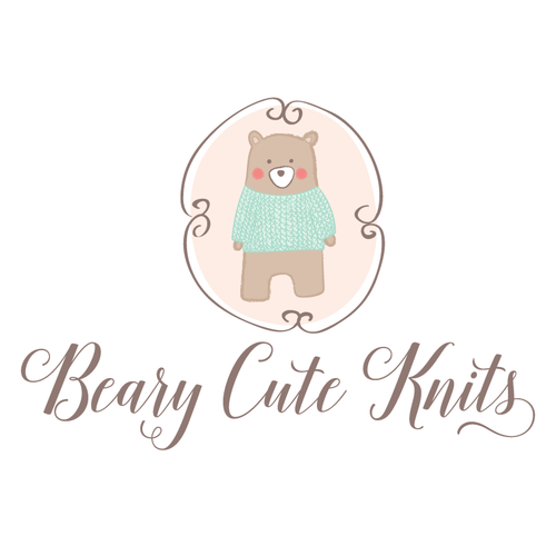 Cute Business Logo - Cute Bear Premade Logo Design - Customized with Your Business Name ...