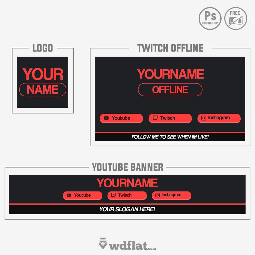 Red Twitch Logo - Logodix