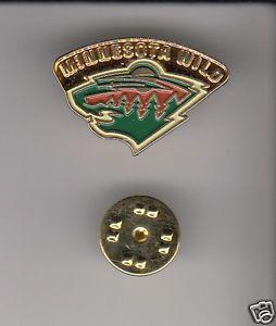 10 Original NHL Teams Logo - Lot 10 x MINNESOTA WILD NHL Hockey Team Logo METAL HAT LAPEL PINS ...