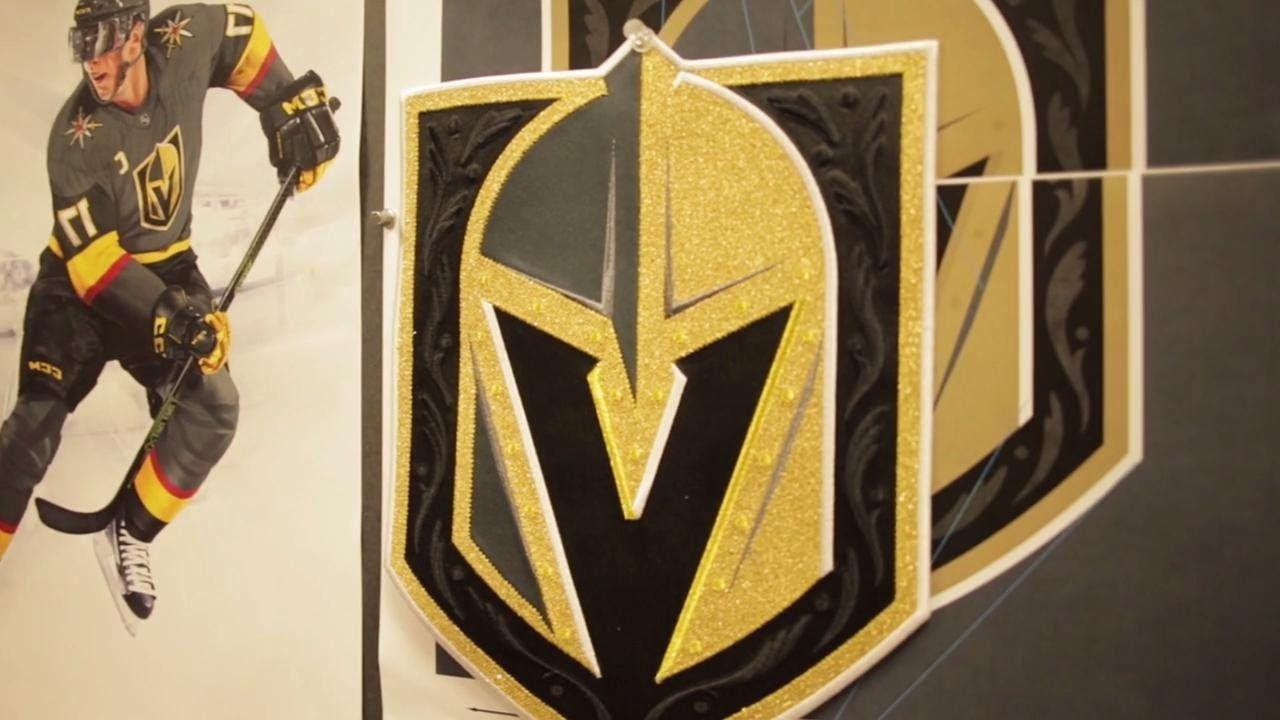 Las Vegas Golden Knights Logo - Building the Vegas Golden Knights logo - YouTube