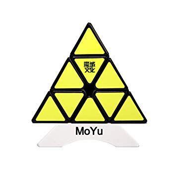 Black Triangle Pyramid Logo - YongJun MoYu Magnetic Pyramid triangle Pyramid Magic Cube Magnetic ...