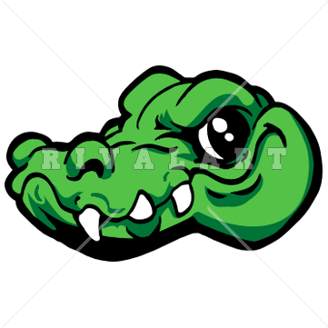 Cool Alligator Logo - A Cool Alligators Head In Clipart Image