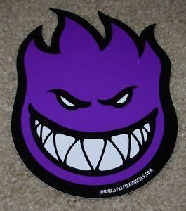 Purple Logo - SPITFIRE PURPLE Logo Skate Sticker 4.5 X 6