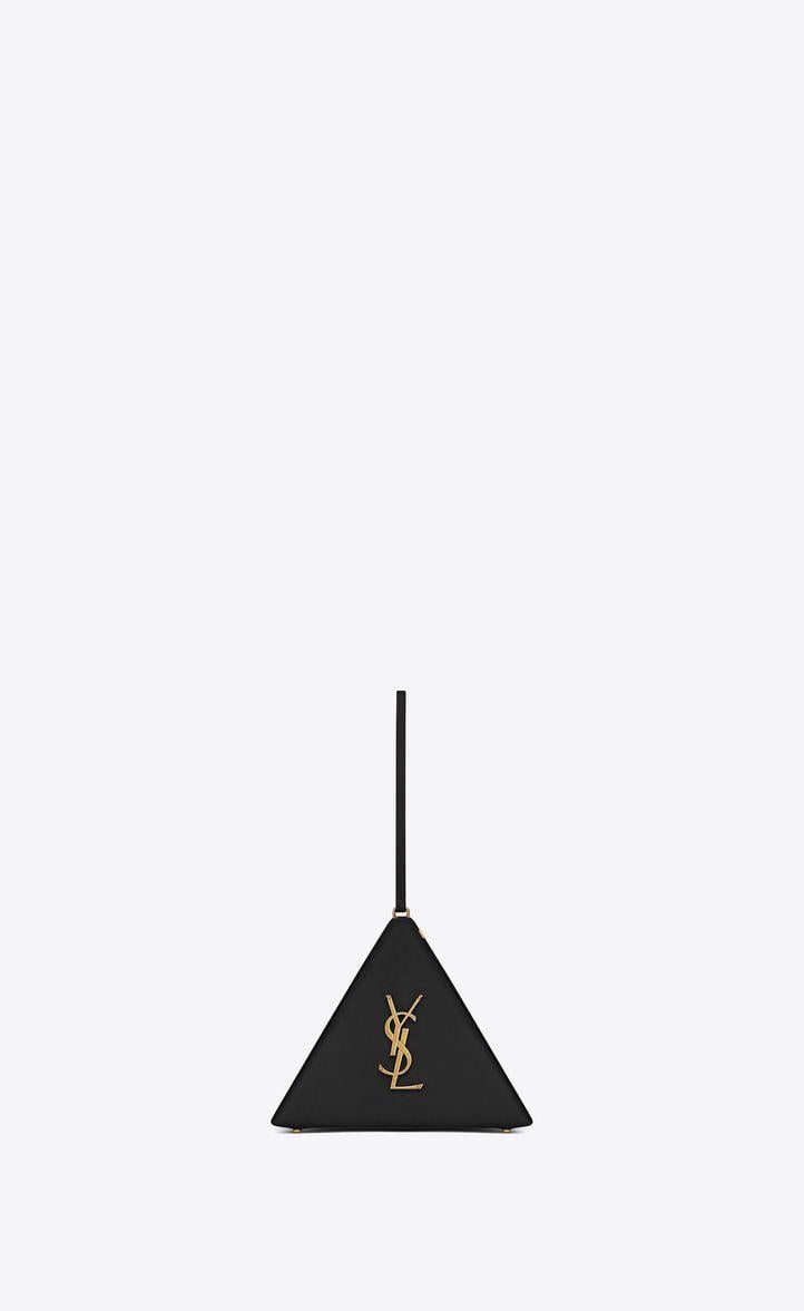 Black Triangle Pyramid Logo - Saint Laurent Pyramid Box In Lambskin | YSL.com