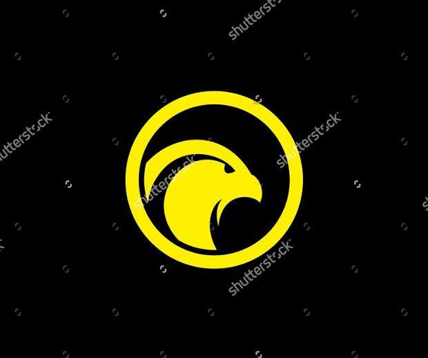 Black and Yellow Eagle Logo - Black and yellow Logos