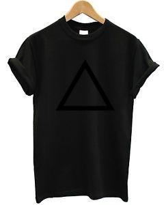 Black Triangle Pyramid Logo - Black Triangle T Shirt Hip Hop Urban Top Swag Dope Illuminati Kanye ...