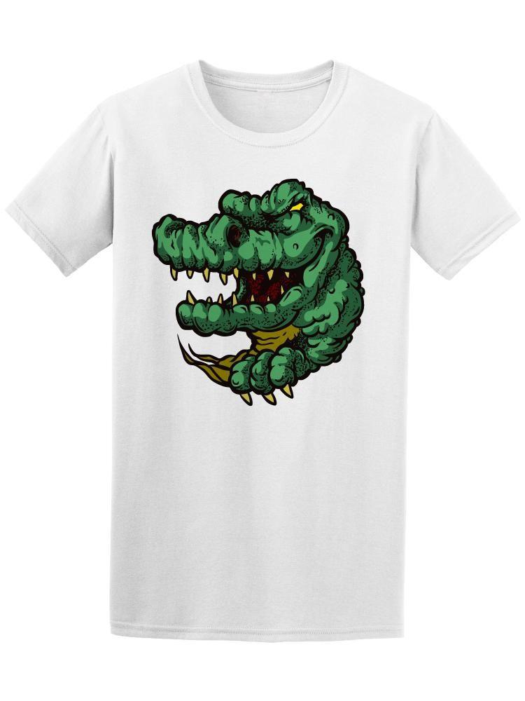 Cool Alligator Logo - Cool Happy Evil Crocodile Men'S Tee Image By Shutterstock Top T ...