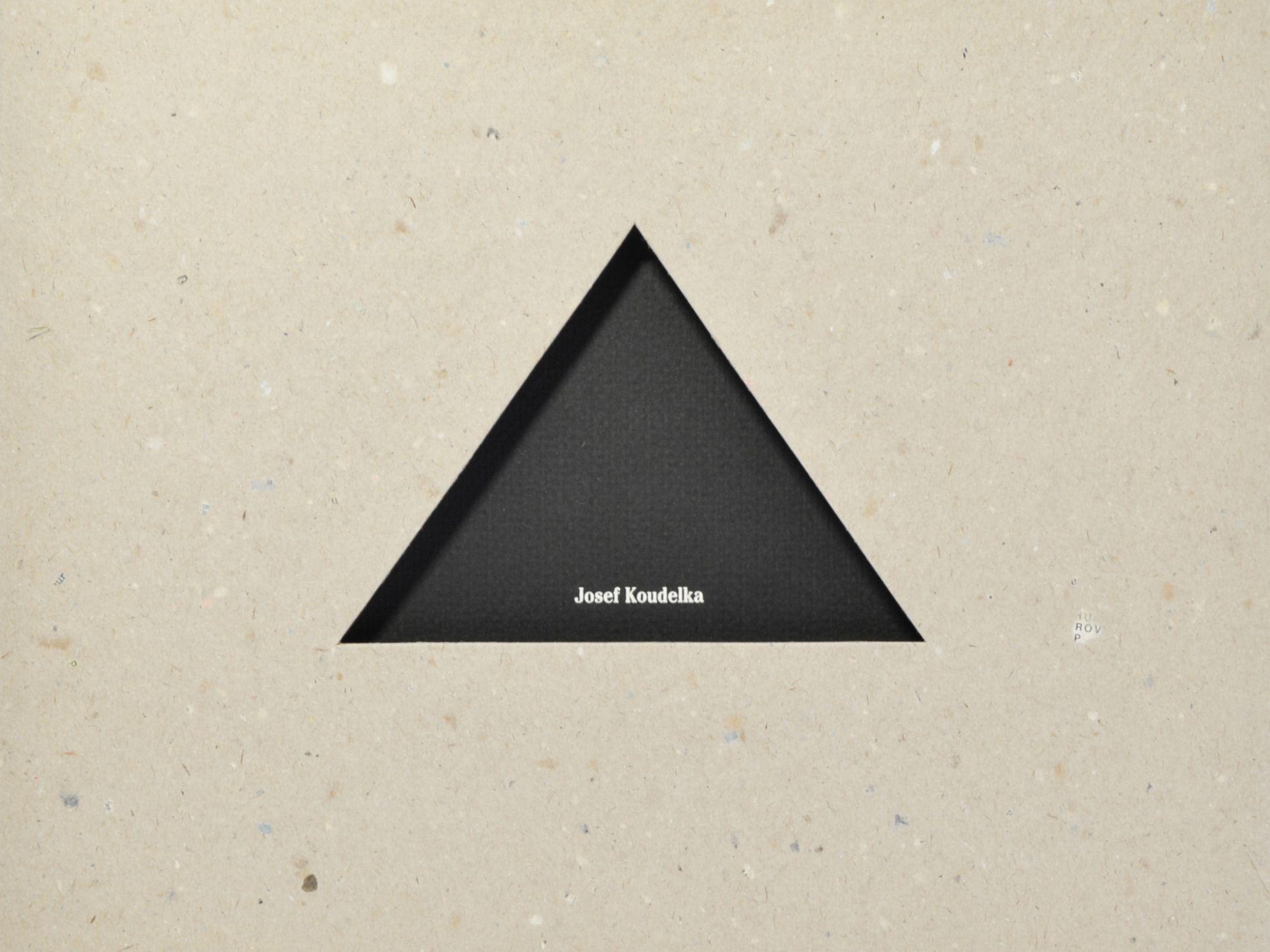 Black Triangle Pyramid Logo - Josef Koudelka - The Black Triangle - The Foothills of the Ore ...