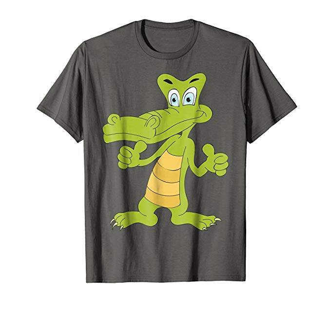 Cool Alligator Logo - Amazon.com: Cool Thumbs Up Alligator T-shirt: Clothing