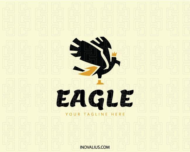 Black and Yellow Eagle Logo - Eagle Logo