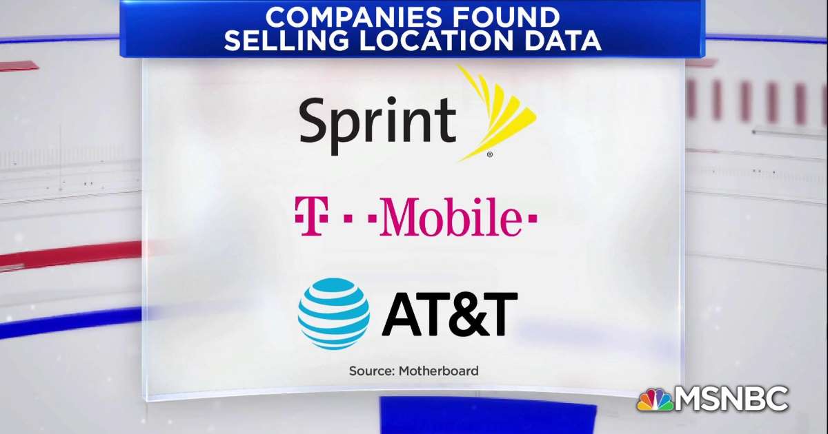 MSNBC MSN.com Logo - Major cell phone companies are selling customers' locations
