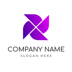 Purple I Logo - Free Communication Logo Designs | DesignEvo Logo Maker