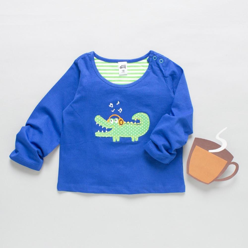 Cool Alligator Logo - Baby Boy 'Cool-Alligator' T-shirt – SpringBunny