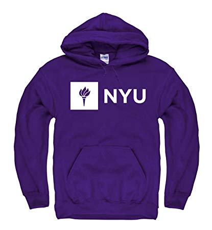 Blue Violets Logo - Amazon.com : Campus Colors NYU Violets Adult Just Logo Hooded