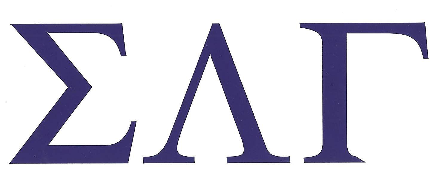 6 Letter Car Logo - Amazon.com: Mega Greek Womens Sigma Lambda Gamma 2