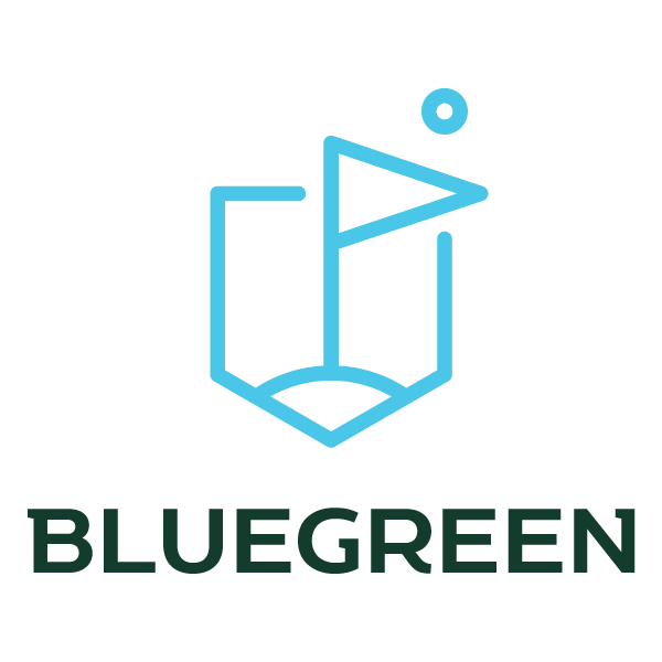 Blue Green Logo - Les Parcours De Golf Bluegreen : Green Fees, Stages De Golf