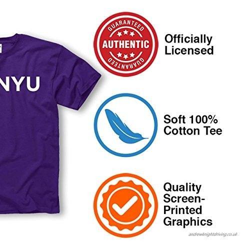 Blue Violets Logo - Large) Colours NYU Violets Adult Just Logo T Shirt