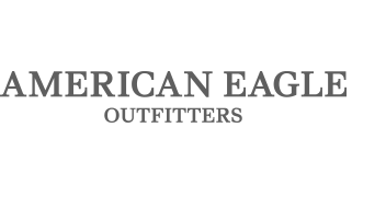 White American Eagle Logo - Yorktown Center. AMERICAN EAGLE OUTFITTERS