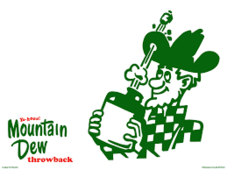 Mountain Dew Throwback Logo - Throwback
