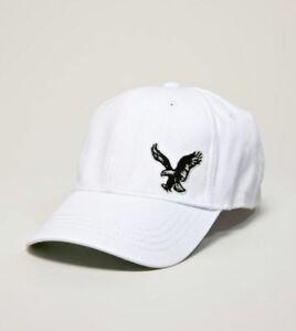 White American Eagle Logo - American Eagle Outfitters White w/ BIG Eagle Logo Adult Baseball Cap ...