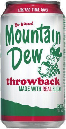Mountain Dew Throwback Logo - Vintage Mountain Dew Soda Pop. .com reported Buffalo Rock announced