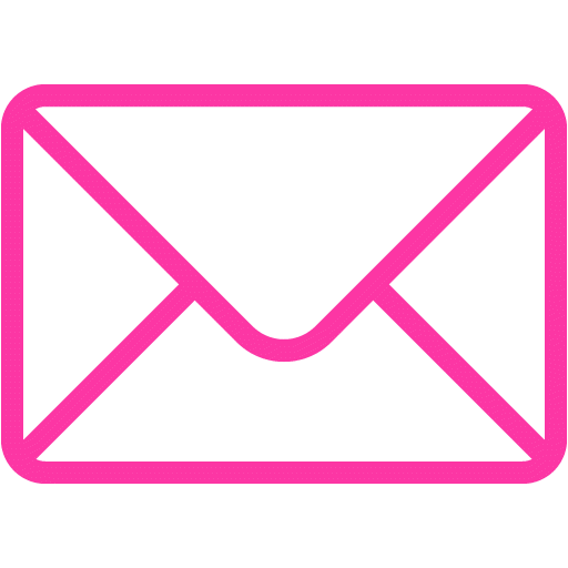 Pink Phone email Logo - Deep pink email 5 icon - Free deep pink email icons