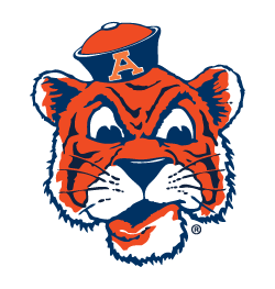 Blue and Orange Tiger Logo - Vintage Auburn Tigers | auburn | Auburn, Auburn university, Auburn ...