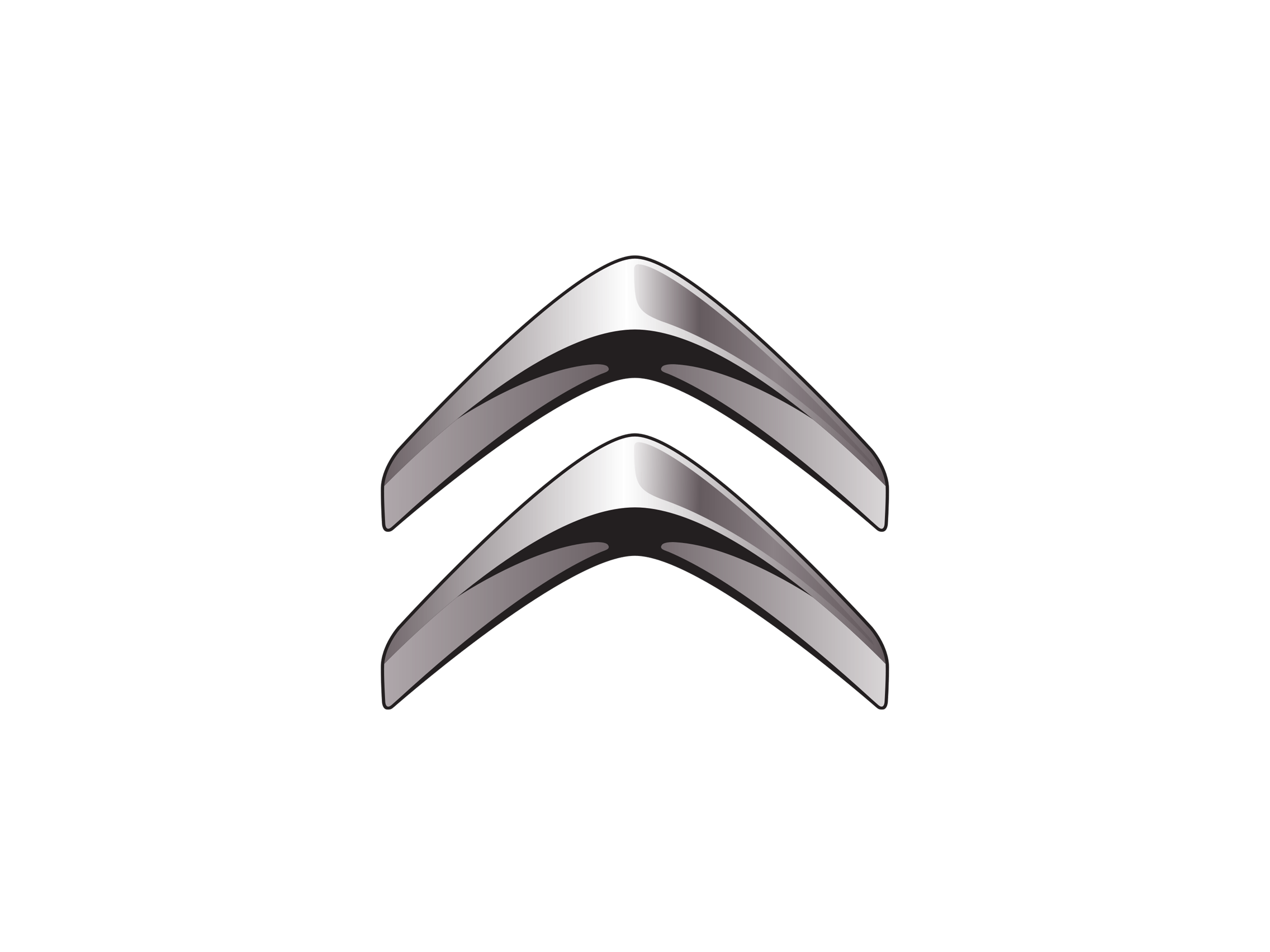 Silver Arrow Logo - Citroen logo double arrow - Logok