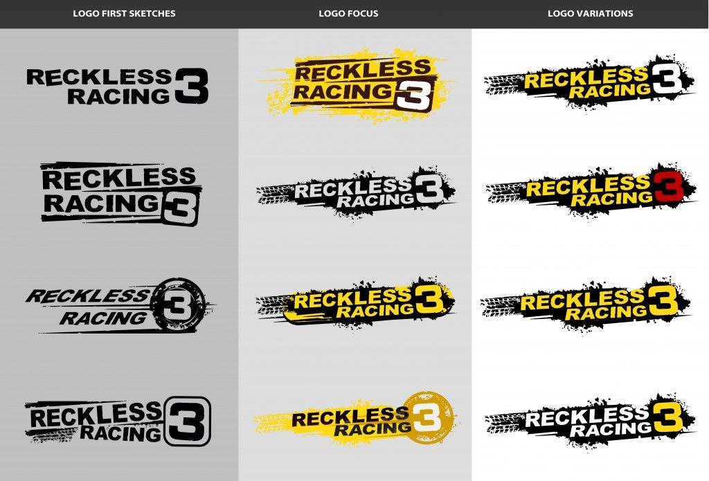Racing Game Logo - Reckless Racing 3