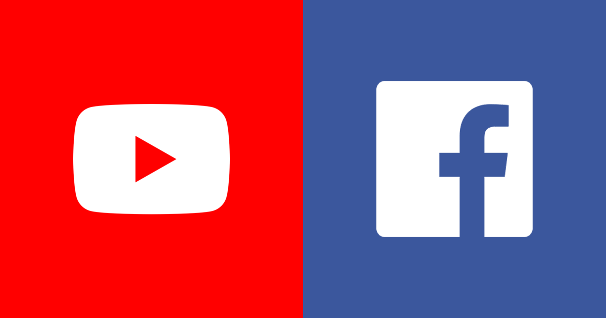 Facebook YouTube Logo - Youtube and facebook Logos