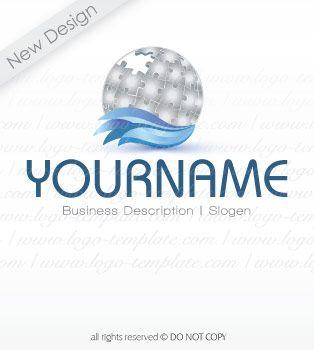 Puzzle Globe Logo - Globe business logo #8606 | Logo Template - Pre made logo design ...