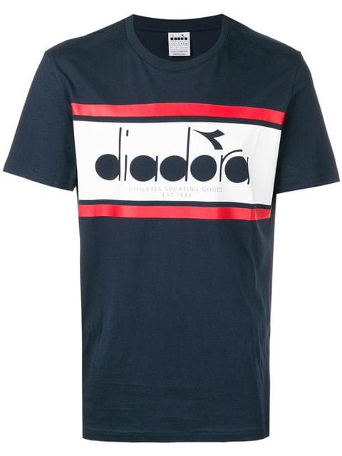 Diadora Logo - Diadora Logo Panel T-Shirt For Men, OOV517£38.00 :