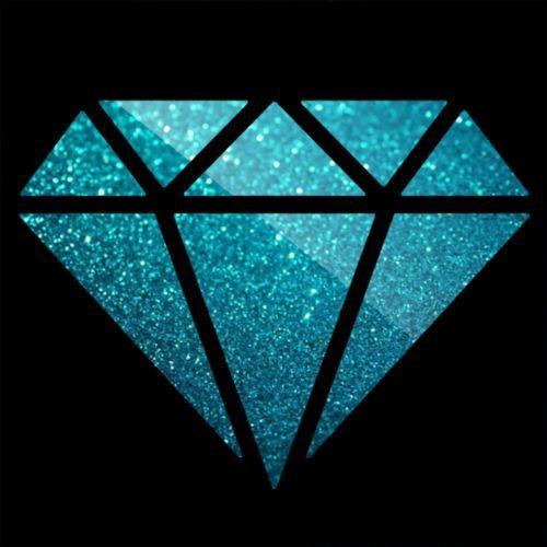 Green and Blue Diamond Logo - tumblr picture diamonds. Diamond, Art