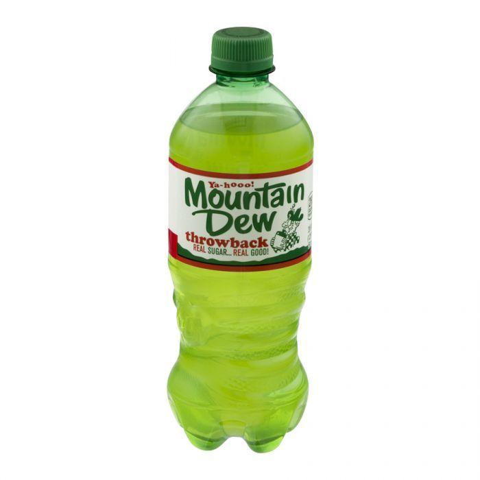 Mountain Dew Throwback Logo - Mountain Dew Throwback, 20 oz Bottle