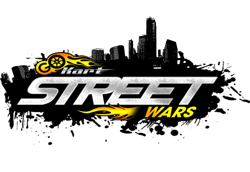 Racing Game Logo - GO Kart Street Wars
