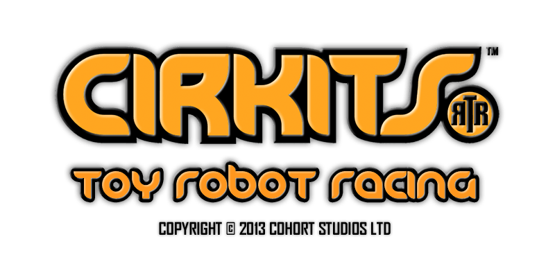 Racing Game Logo - Cirkits Toy Robot Racing Game