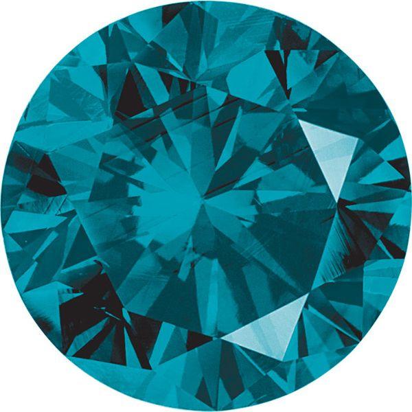 Green and Blue Diamond Logo - Enhanced Deep Blue Loose Round Diamonds for SALE - SI Small Blue Diamond