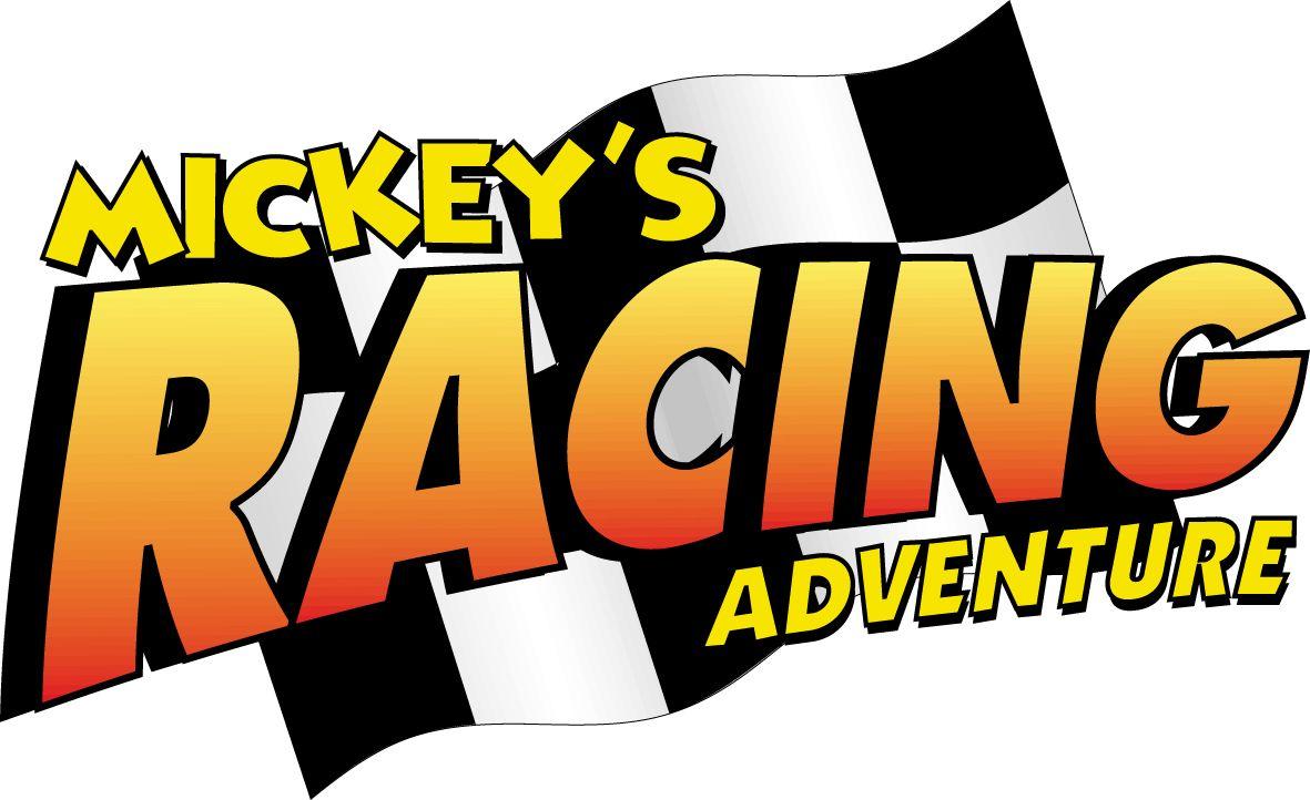Racing Game Logo - Mickey's Racing Adventure (1999) promotional art