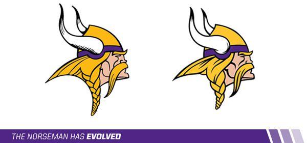 Vikings Football Logo - Vikings unveil new logo. sort of