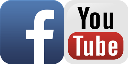 Facebook YouTube Logo - Youtube and facebook Logos